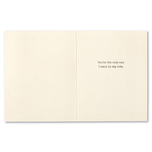 Love Muchly Greeting Card - Through Ups, Downs, and Upside-downs…
