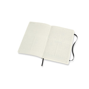 Moleskine Professional Soft Cover Notebook - Ruled, Large, Black