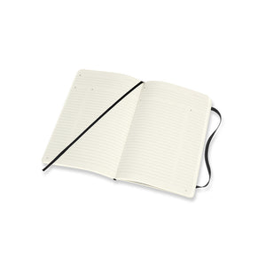 Moleskine Professional Soft Cover Notebook - Ruled, Large, Black