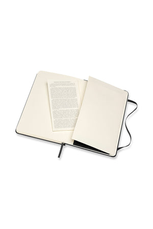 Moleskine Hard Cover Notebook - Ruled, Medium, Black