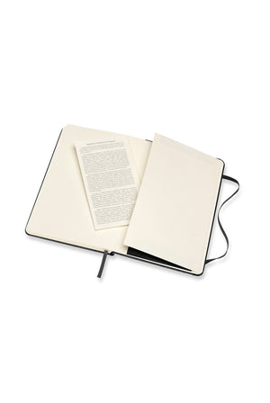 Moleskine Hard Cover Notebook - Plain, Medium, Black