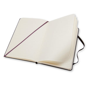 Moleskine Hard Cover Notebook - Ruled, Large, Black