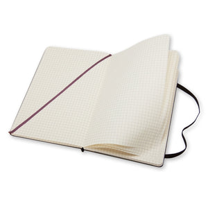 Moleskine Hard Cover Notebook - Squared, Large, Black