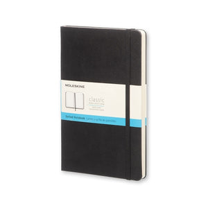 Moleskine Hard Cover Notebook - Dot Grid, Large, Black