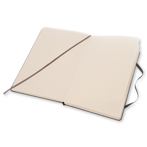 Moleskine Hard Cover Notebook - Dot Grid, Large, Black