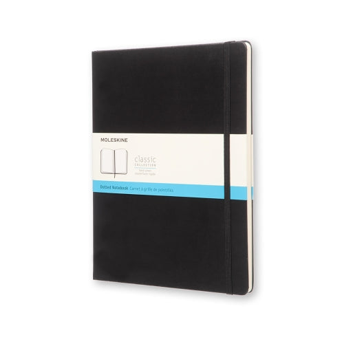 Moleskine Hard Cover Notebook - Dot Grid, Extra Large, Black