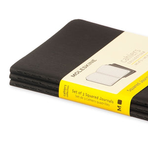 Moleskine Cahier Notebook - Square, Pocket, Black