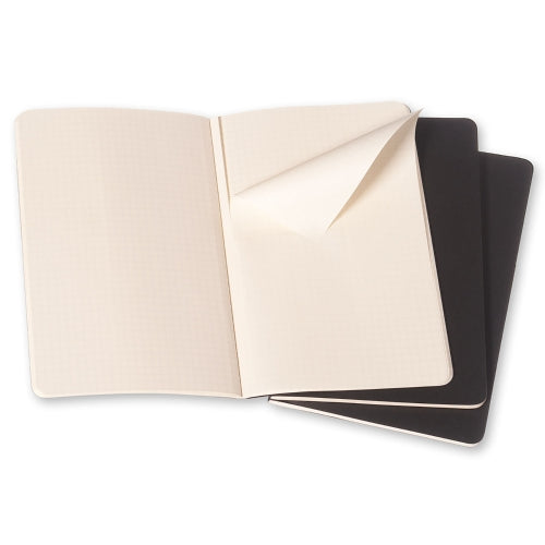 Moleskine Cahier Notebook - Square, Large, Black