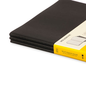 Moleskine Cahier Notebook - Square, Extra Large, Black
