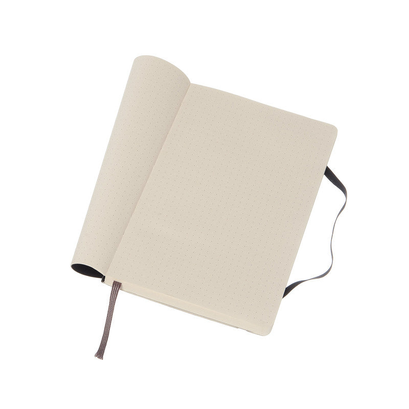 Moleskine Soft Cover Notebook - Dot Grid, Pocket, Black