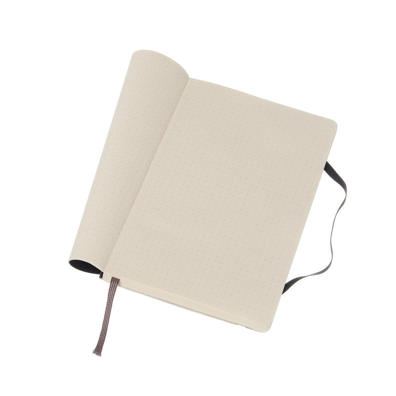 Moleskine Soft Cover Notebook - Dot Grid, Large, Black
