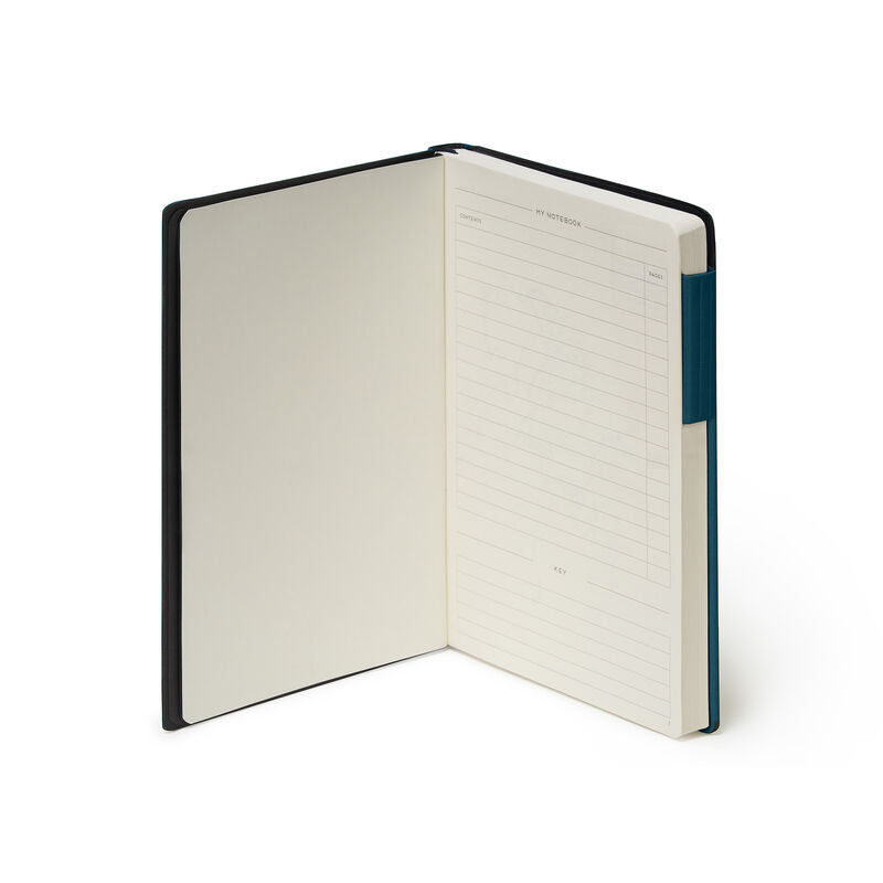 Legami My Notebook - Ruled, Small, Petrol Blue