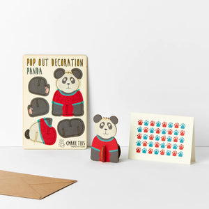 Pop Out Card - Panda