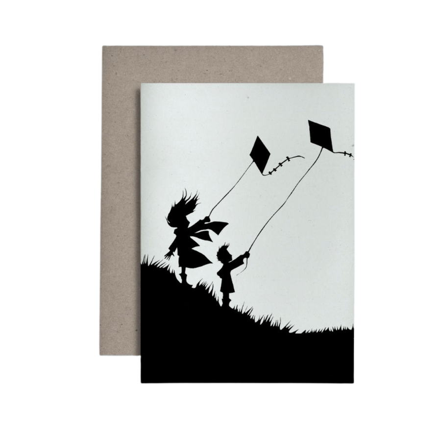 Miriam Cox Papercuts Greeting Card - Kites