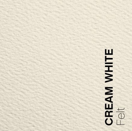 Greeting Card Envelope (130 x 184mm) - Via Felt Cream White, Pack of 10