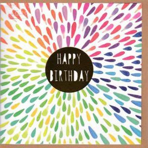Paper Street Greeting Card - Happy Birthday Gold Spot
