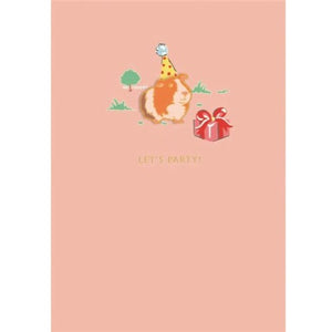 Cath Kidston Pin Greeting Card - 'Let's Party'