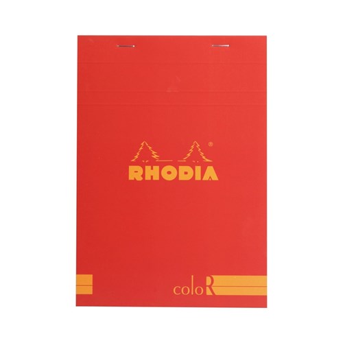 Rhodia #16 Notepad - Ruled, A5, Poppy Red