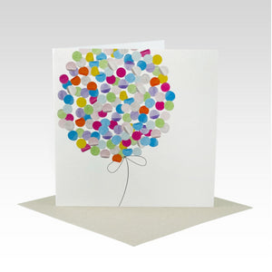 Rhicreative Greeting Card - Confetti Balloon