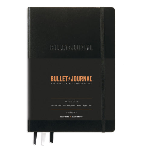 Leuchtturm1917 Notebook - Dotted Bullet Journal Edition 2, A5, Black