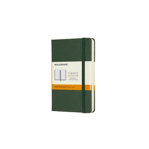 Moleskine Hard Cover Notebook - Ruled, Pocket, Myrtle Green