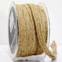 Barama Ribbon: 10mm Jute Tape - Natural (per metre)