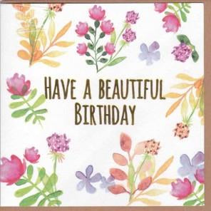 Paper Street Greeting Card - Have a Beautiful Birthday