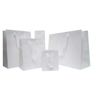 Gift Bag - Metro, White, "C" Medium, 254x330x127mm