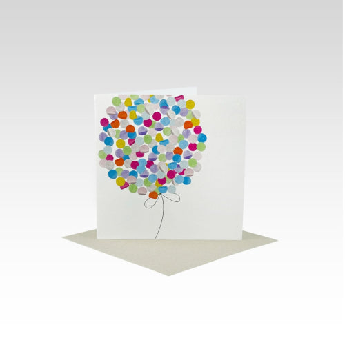 Rhicreative Mini Card - Confetti Balloon