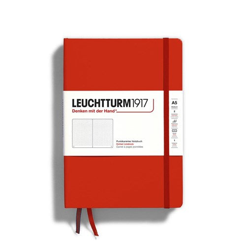 Leuchtturm1917 Notebook - Dotted, A5, Fox Red