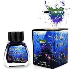 Van Dieman's Fountain Pen Ink - Underwater Series, Royal Starfish, 30ml