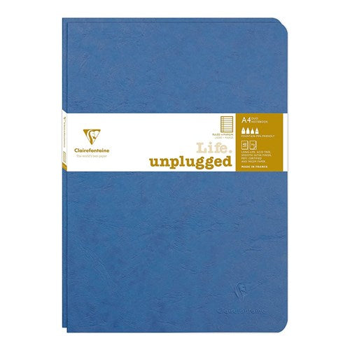 Clairefontaine Clairefontaine Essentials Stapled Twin Set Notebooks - A4, Ruled, Blue