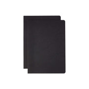 Clairefontaine Clairefontaine Essentials Stapled Twin Set Notebooks - A5, Plain, Black