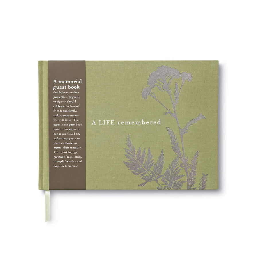 Compendium Compendium Funeral Guest Book - A Life Remembered