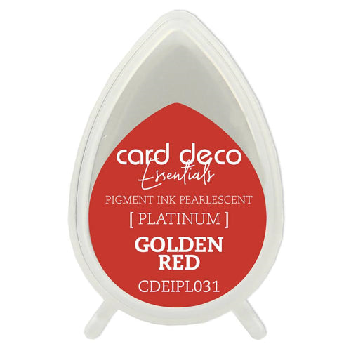 Couture Creations Card Deco Essentials Pearlescent Pigment Ink - Golden Red