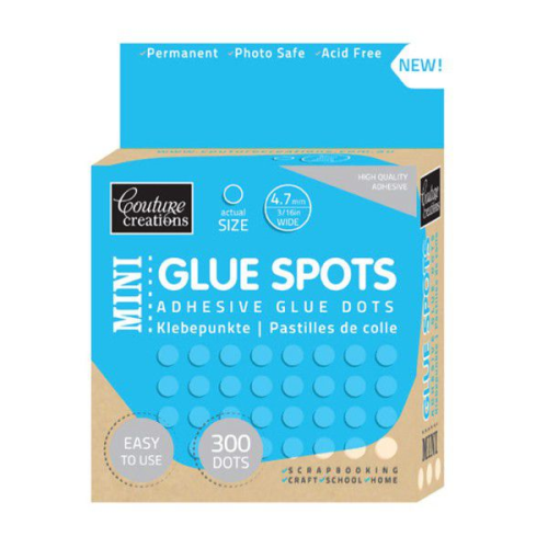 Couture Creations Couture Creations Mini Glue Spots - 4.7mm, 300 Dots