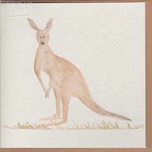 Paper Street Greeting Card - Kangaroo