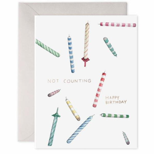 E Frances Greeting Card - Not Counting Candles