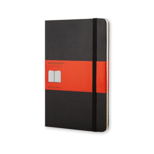 Moleskine Hard Cover Address Book - Large, Black