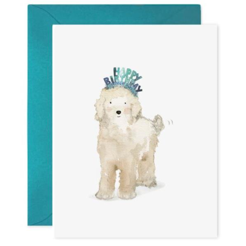 E Frances E Frances Birthday Card - Birthday Dog