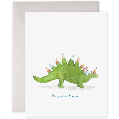 E Frances E Frances Birthday Card - Partysaurus