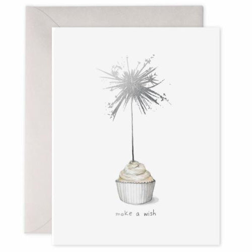 E Frances E Frances Birthday Card - Sparkler Wish