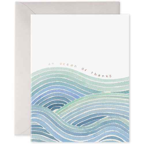 E Frances E Frances Thank You Card - Ocean of Thanks