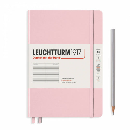 Leuchtturm1917 Notebook - Ruled, A5, Powder Pink