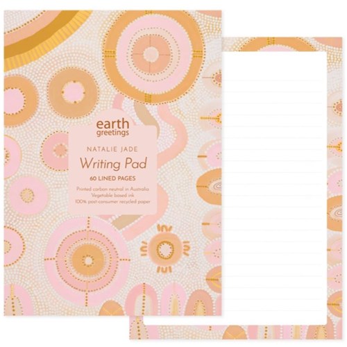 Earth Greetings Earth Greetings A5 Writing Pad - Journey