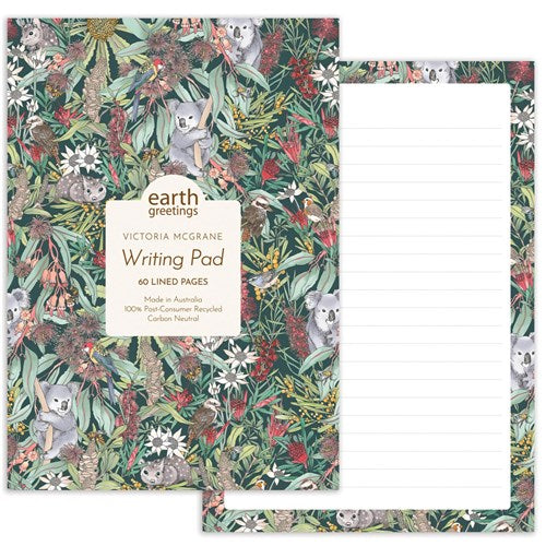 Earth Greetings Earth Greetings A5 Writing Pad - Koala Park