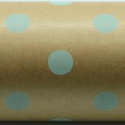Kraft Gift Wrapping Paper - Pale Blue Spots (Click & Collect Only - Can not be shipped)