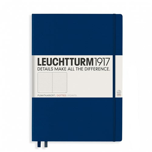 Leuchtturm1917 Notebook - Dotted, A4+, Navy