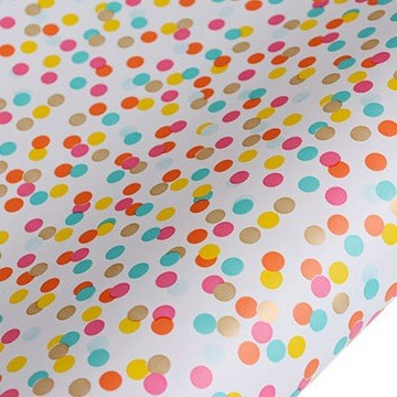 hiPP Gift Wrapping Paper - Fiesta Dots - Carnival, 5 mtrs