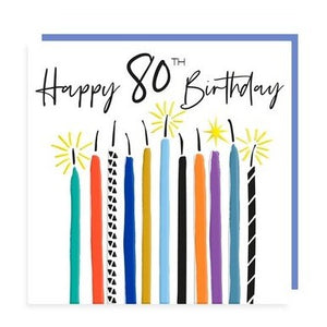 Rosanna Rossi Greeting Card - Happy Birthday, 80th